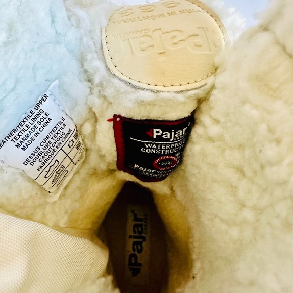 NWOT PAJAR CANADA SUEDE LEATHER MID CALF WINTER SNOW BOOTS - Picture 10 of 11